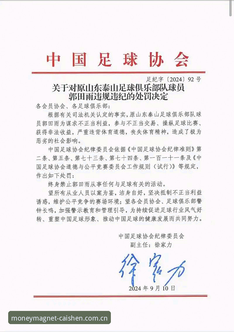 中国足协第三批禁足名单深度评测：65名从业人员遭重罚，行业乱象全面曝光
